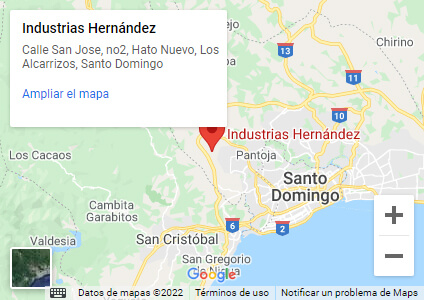 Mapa - Dirección Fábrica de Industrias Hernández-Tabaco de Andullo Dominicano
